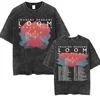 Imagine Dragons Band - Loom Tour 2024 New Album T Shirts Men Women Fashion Hip Hop Style Retro Washed T-shirt Loose Short Sleeve 1