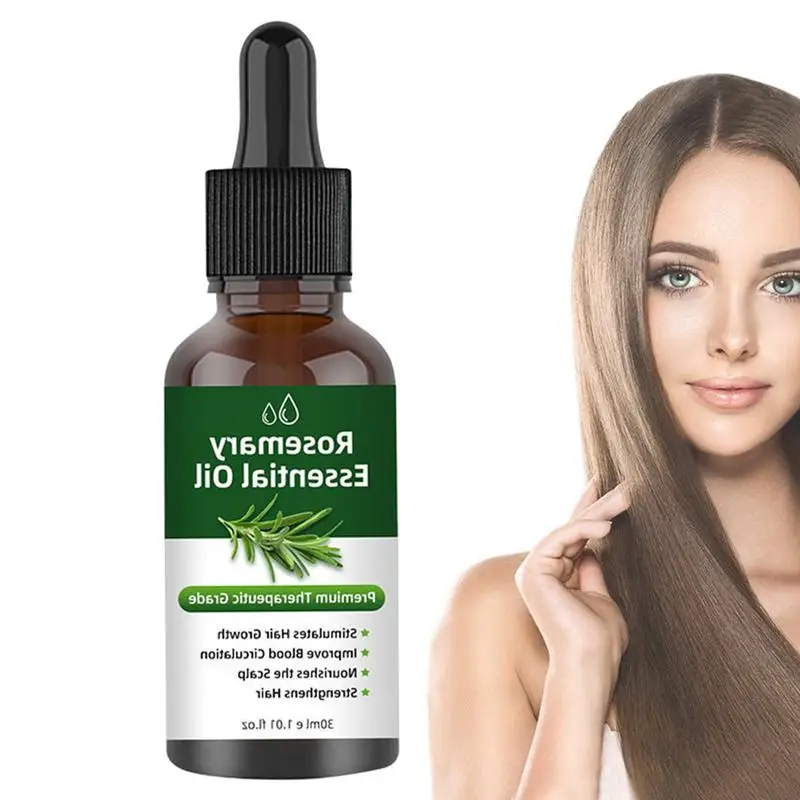 

Масло для волос Essentialss, масло для укрепления волос с розмарином, мятой, для женщин, утолщение волос розмарина, Питательный кондиционер с разделенными концами