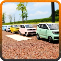 Hot Chuang Star D32mini 1:16 Full Scale Rear Wheel Drive Rc Car Wuling Hongguang Remote Control Car Macaron Color Boy Gift Toy 1