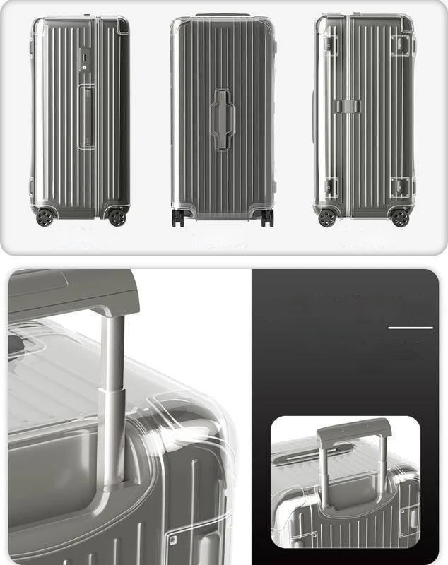 PVC Clear Luggage Cover For Rimowa Original Suitcase With Zipper 92580 All  Serials Customized - AliExpress