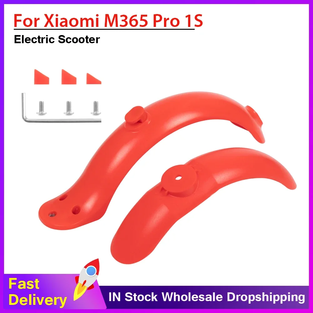 Gleamydot Parafango Anteriore E Posteriore Per Monopattino, Maniglie Laterali Con Catarifrangente, Compatibile Con Scooter Elettrico Xiaomi Mi M365 / M365 Pro - Foto 5