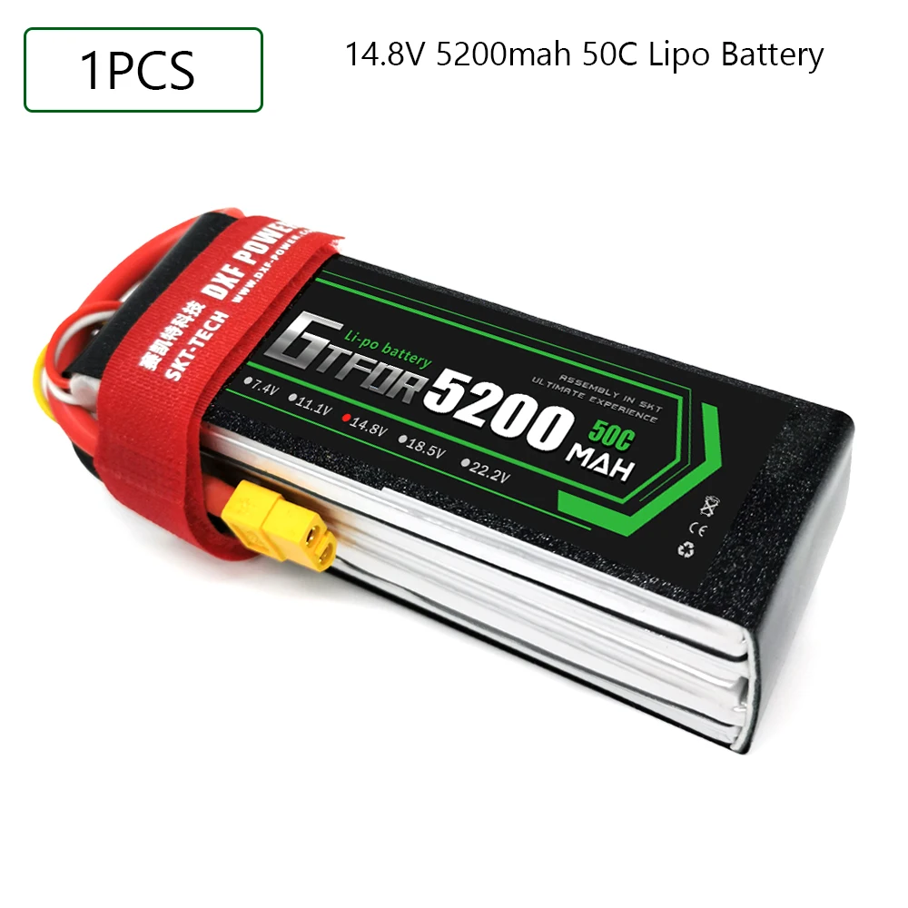 

GTFDR Lipo Battery 14.8V 22.2V 15.2V 11.1V 7.4V 6S 4S 3S 2S 6500mAh 7000mAh 8000mAh 8400mAh 6750mAh 5200mAh for RC Car Buggy