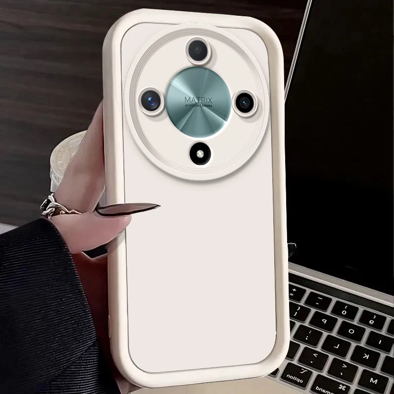 Candy Color Anti-Drop Silicone Phone Case - Soft Protective Cover