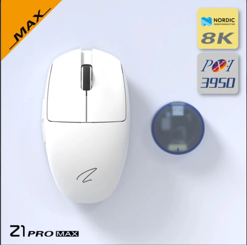 Zaopin Z1 PRO MAX Three Mode 8K PAW3950 Mouse 2.4G Bluetooth