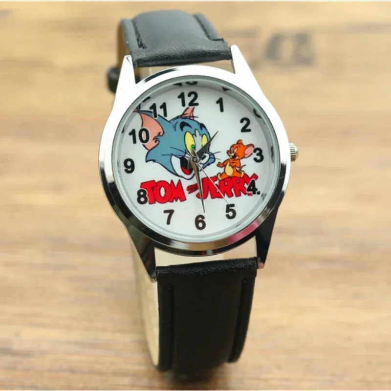 Casual Cute Kids Watch Cartoon Tom And Jerry Silicone Girl Arabo Digital Quartz Orologi Da Polso Bambini Relojes Bracciale Regalo