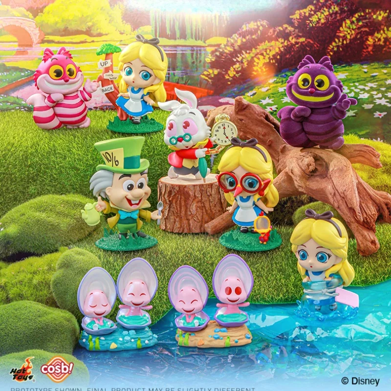 

Hot Toys Disney Anime Alice In Wonderland Cosbi Blind Box Mini Anime Figures Cartoon Peripheral Collection Toy Birthday Gifts