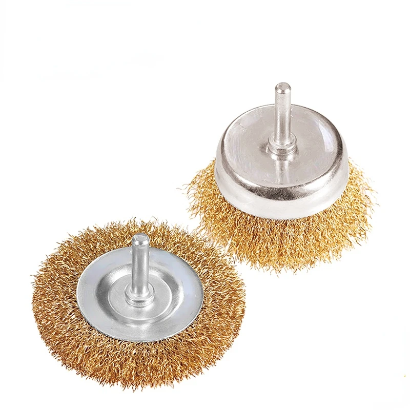 

2 Pieces Wire Wheel and Cup Brush