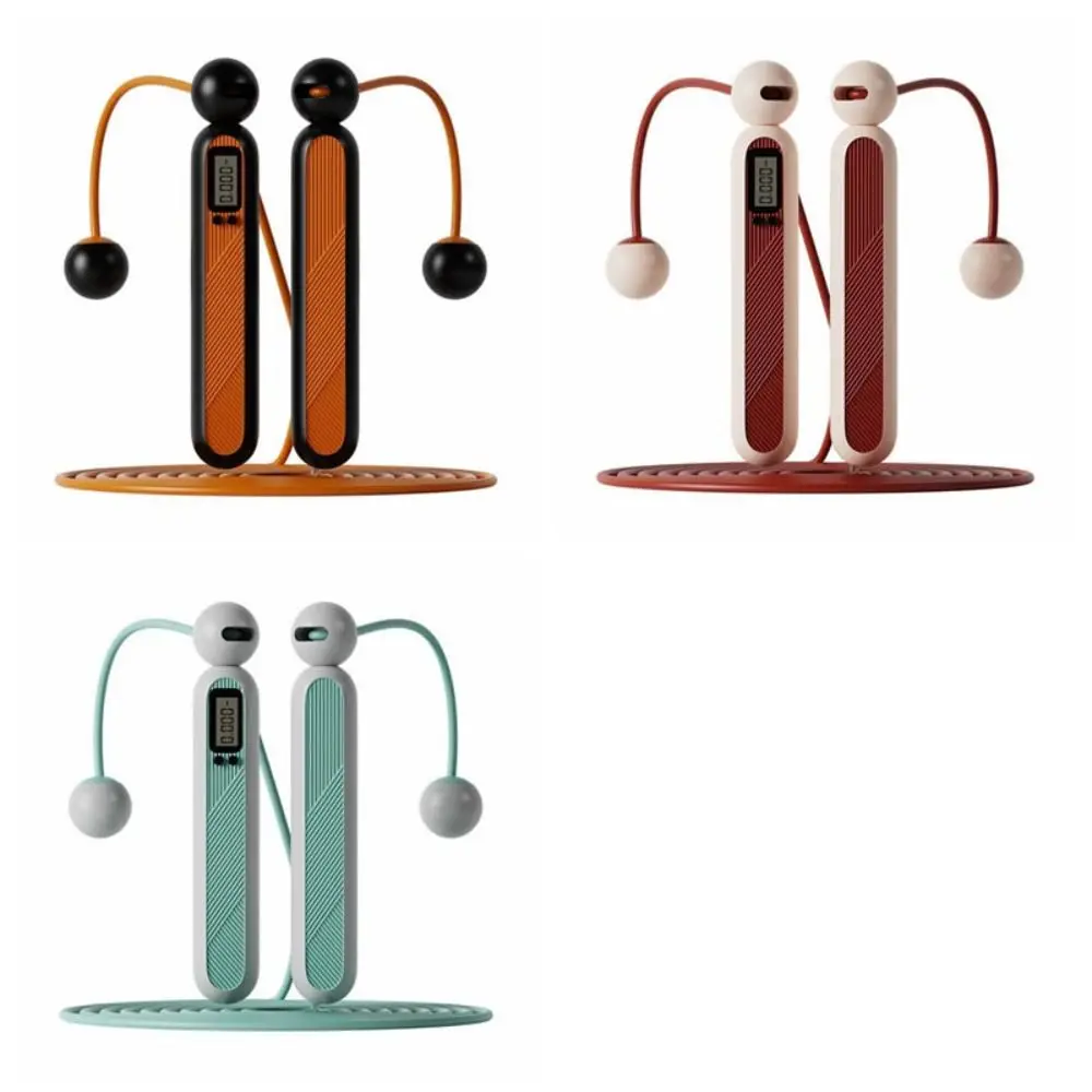 with Counter Cordless Counting Skipping Rope Portable Anti-slip Jump Rope with Calorie Counter Lightweight Durable