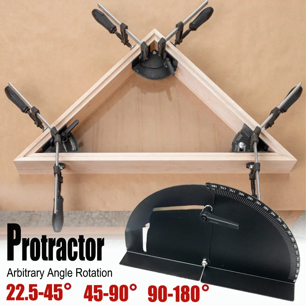 

Variable Angle Fixture Woodworking Angle Clip Woodworking Protractor Right Angle Picture Frame Clip