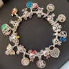 2024 new charms disney pure  plata 925 Stitch Beads Suitable for original silver 925 charm bracelet Jewelry gift 3