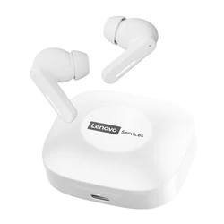 Lenovo Wireless Bluetooth Earphones with ANC and 30 - Hour Battery Life (White)