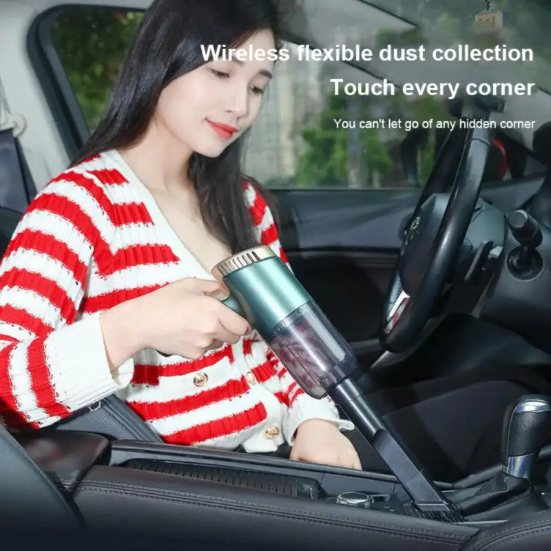 Car Vacuum Cleaner 9000PA Powerful Cleaning Machine for Home Appliance Car Cleaner Portable Wireless Mini Vacuum