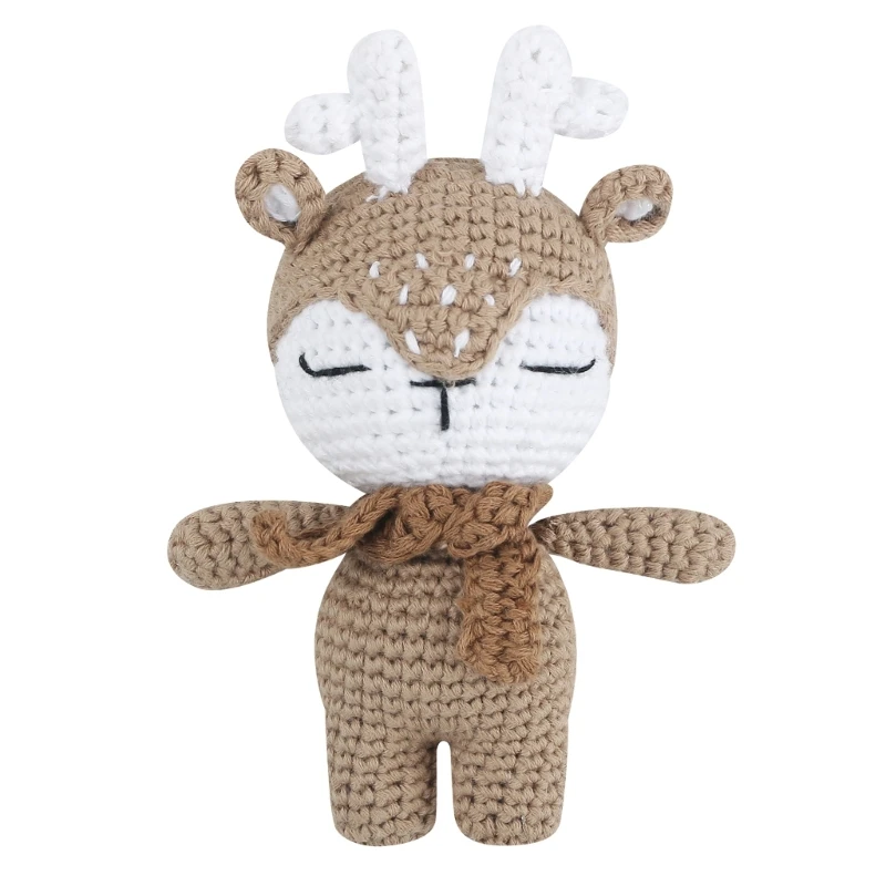 thumbnail image 1 of Lovely Crocheted Stuffed Animal Toy Handmade Gift Couch Desktop Decoration Cartoon Baby Shower Gift Crocheted Toy Dropshipping, 1 of 5
