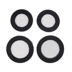 10pcs 12mm/16mm Rubber Gasket With Net Shower Head Filter Plumbing Hose Seal Faucet Replacement Part Washer Sink Strainer Tools