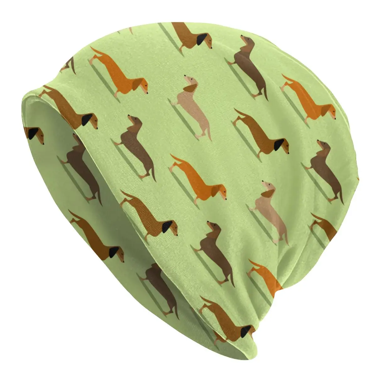 

Fashion Dachshund Badger Beanie Cap Unisex Winter Warm Bonnet Homme Knitted Hats Outdoor Sausage Dog Beanies Caps For Men Women