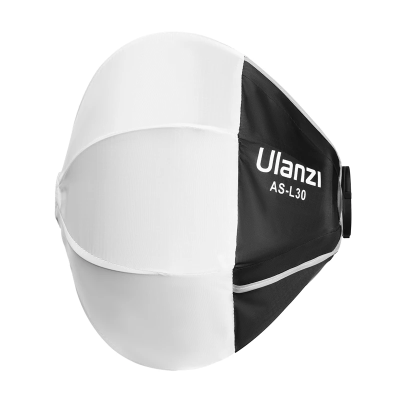 Ulanzi AS-L30 30cm 미니 Bowens 마운트 랜턴 소프트 박스 Ulanzi 40W LT028 60W LT005 라이트 용 소프트 심지어 라이트 퀵 릴리스