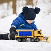 Friction Powered Snow Removal Plow Truck Construction Toy,Inertia Repair Car Toy, Engineering Vehicle,Toys For Children 2-6 Year 3
