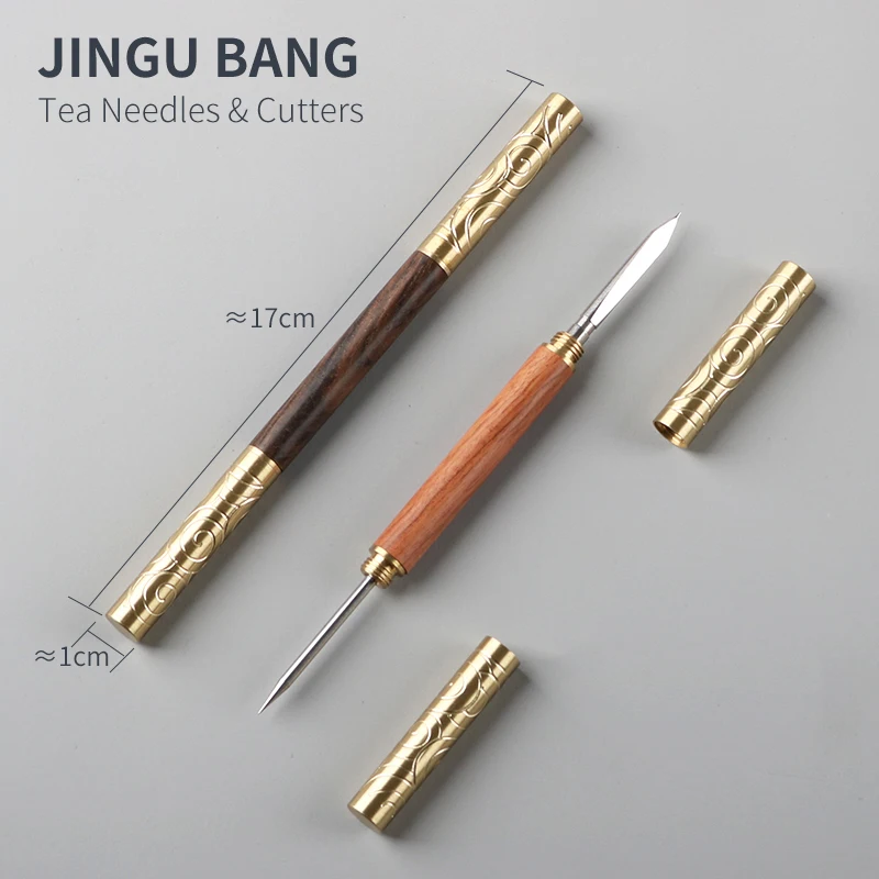 Tea knife Needle Puer Cutters Cone Chinese Kung Fu Tea Ceremony Teasets Brick Tool Accessories Wukong JinGu Bang