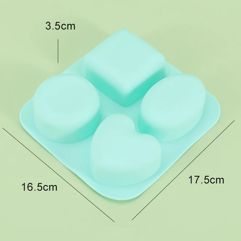 2Pcs Angels Silicone Mold, 4 Cavities Silicone Soap Mold Soap Molds  Silicone Shapes Cute Molds for Soap Making Chocolate Baking