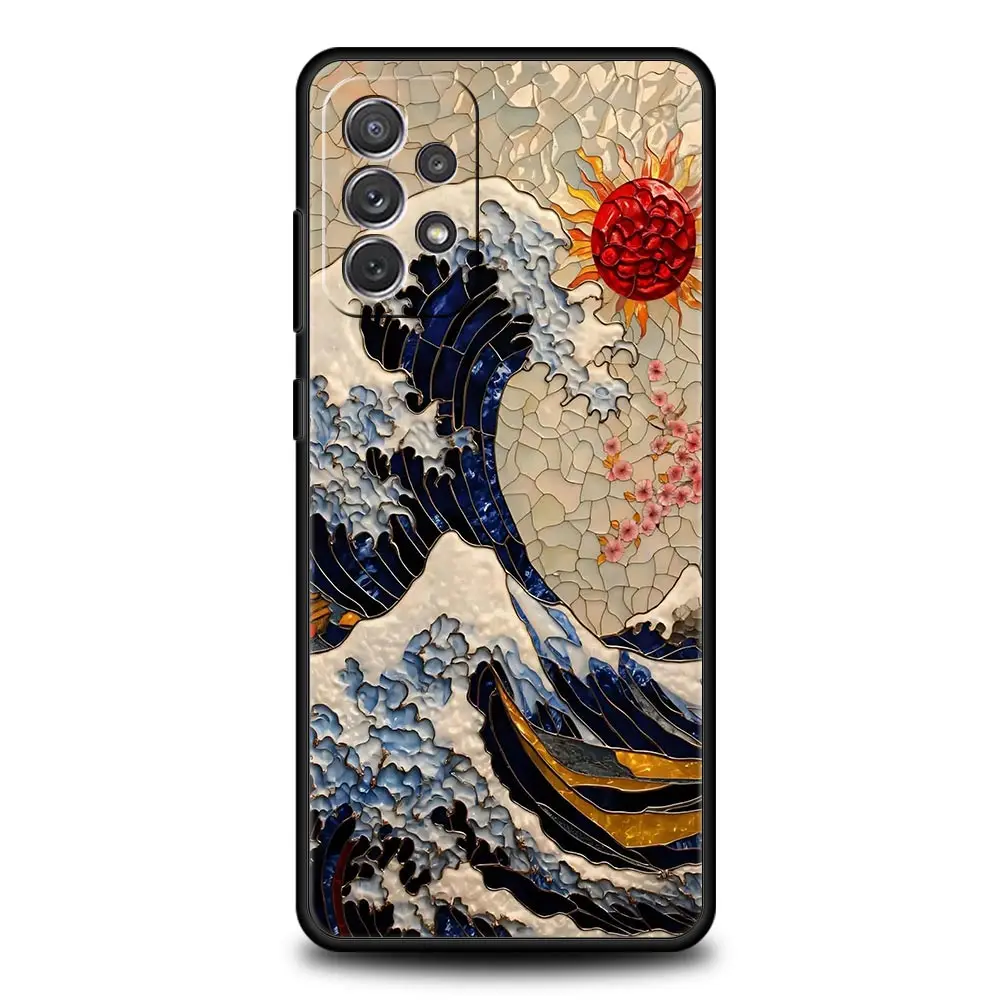 Japanese Style Art Phone Case with Traditional Design