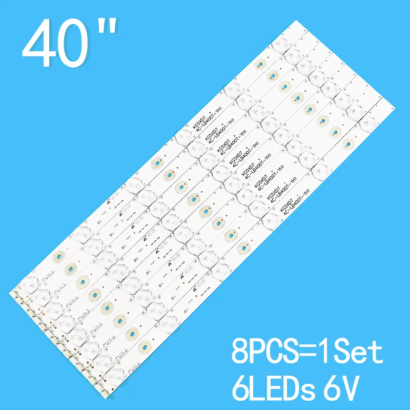 8PCS/lot For  TCL 40F2370-6EA LED40C720J 40L2450C 40L1550C LVF400SSDX E2 V2 4C-LB400T-YH1 4C-LB400T-YH3