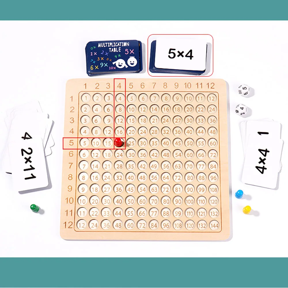 Math Multiplication Board Montessori Toys for Kids Preschool Learning board games,math toys,learning puzzle toys,desktop game toys,learning board toy,teaching aids toys,educational toys
