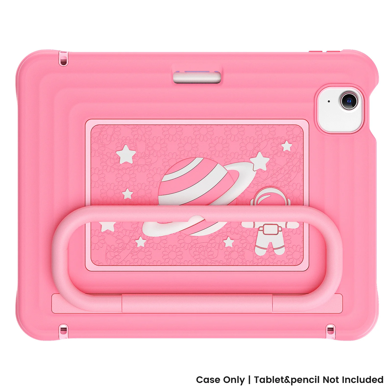 Children's Shockproof Tablet Case - Multi-Purpose Design with Handle Stand and Pencil Holder