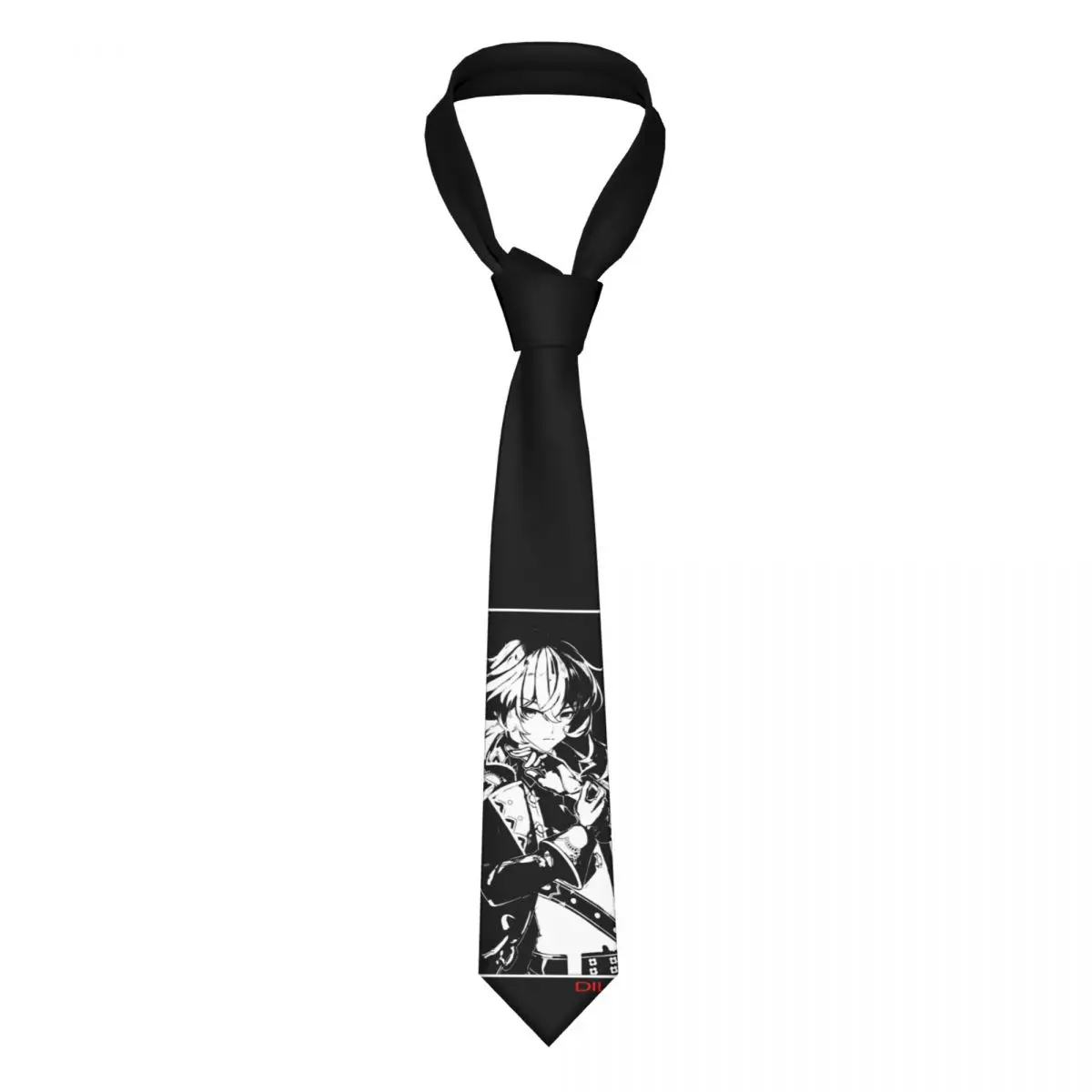 

Diluc Genshin Impact Anime Game Neckties Men Skinny Polyester 8 cm Narrow Neck Ties for Mens Suits Accessories Cravat Party