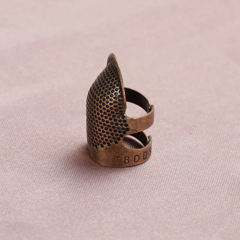 Sewing Accessories Metal Needle Thimble Antique Ring Finger