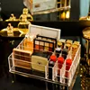 Large 8girds Makeup Holder Eyeshadow Palette Storage Organizer Cosmetic Case 2in1 Desktop Drawer Storage Box Lipstick Holder 4
