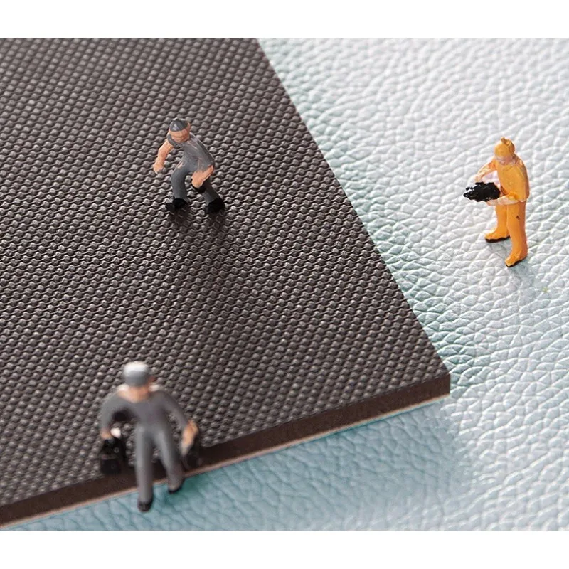 PVC Kitchen Floor Mat European Retro Floral Geometric Waterproof Oil-resistant Bathroom Carpet Firm Non-slip  Balcony Rugs Tapis