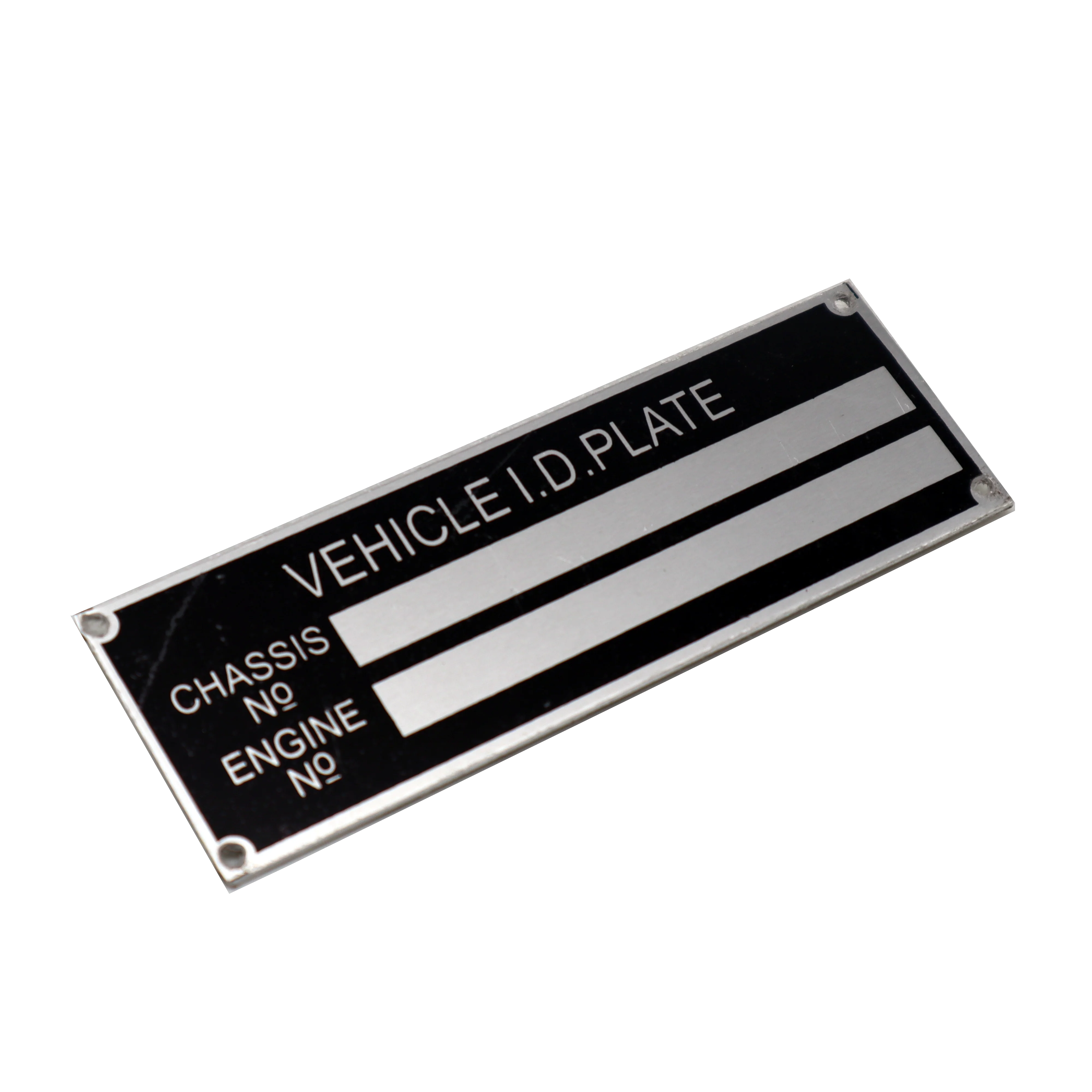 Blank Vin Chassis Plates Car Motorbike Caravan Trailer Vehicle ID plant