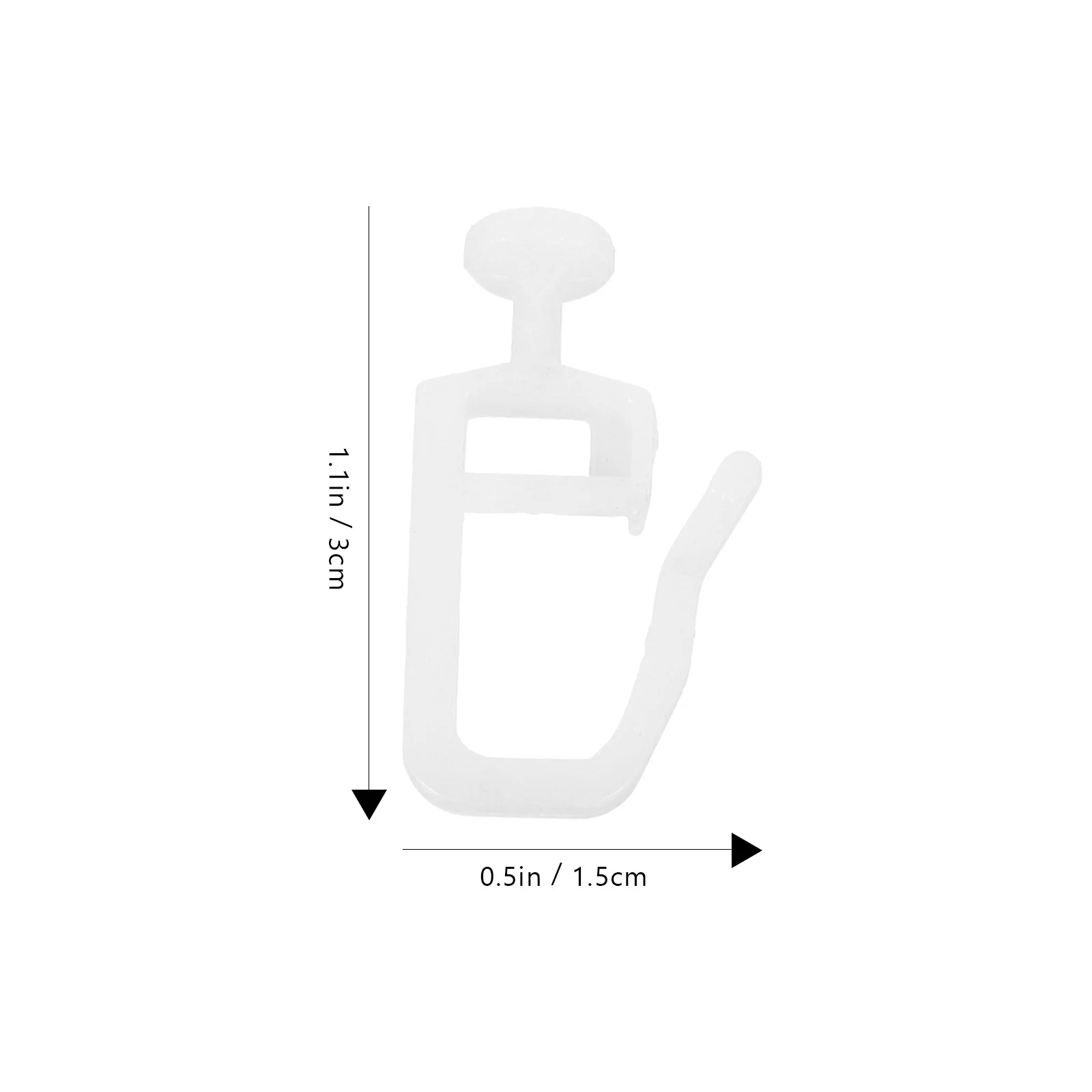 50 Pcs Curtain Track Pulley Plastic Wheel Smooth Sliding Home Accessory Rollerball Parts Hardware Window Dressing Curtain