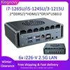 Topton 12th Gen Firewall Mini PC i7 1265U N100 6x2.5G intel i226-V i5 1245U DDR5 NVMe Proxmox pfSense Mini Computer  OPNsense 1