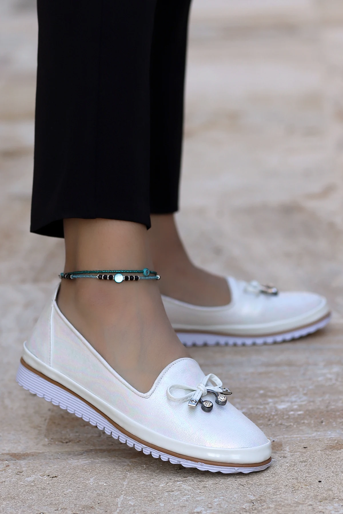

Ayakland Cns 1010 Women Casual Ballerina Shoes