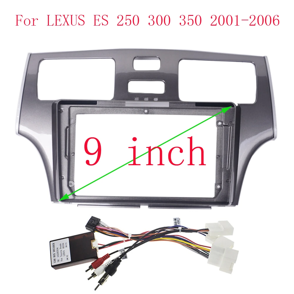 Ÿ  г öƽ ú ŰƮ ġ,  ES ES300 ES250 ES330 XV3  ڵ  ٸ, 9 ġ, 2 Din