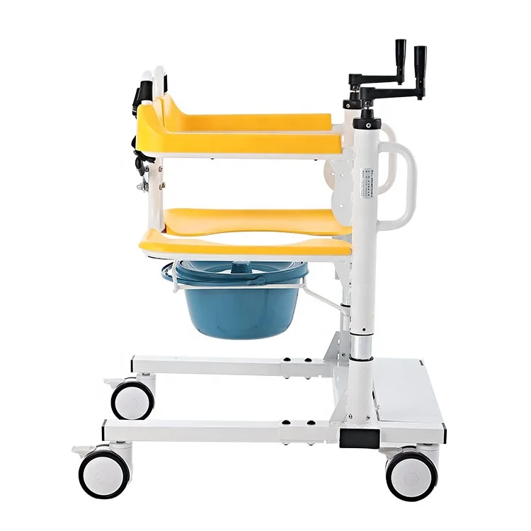 patient transfer lift toilet chair with commode shower  for handicapped 4
