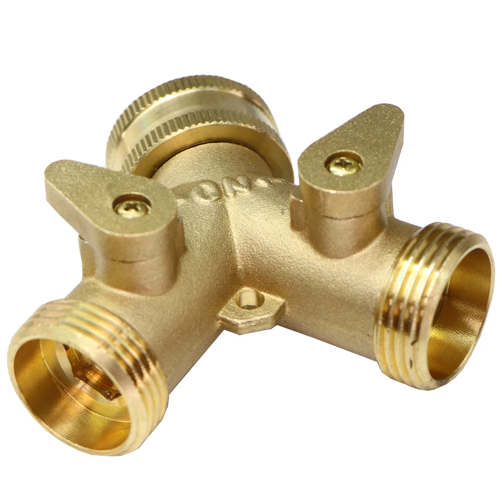 Brass Y connector hose