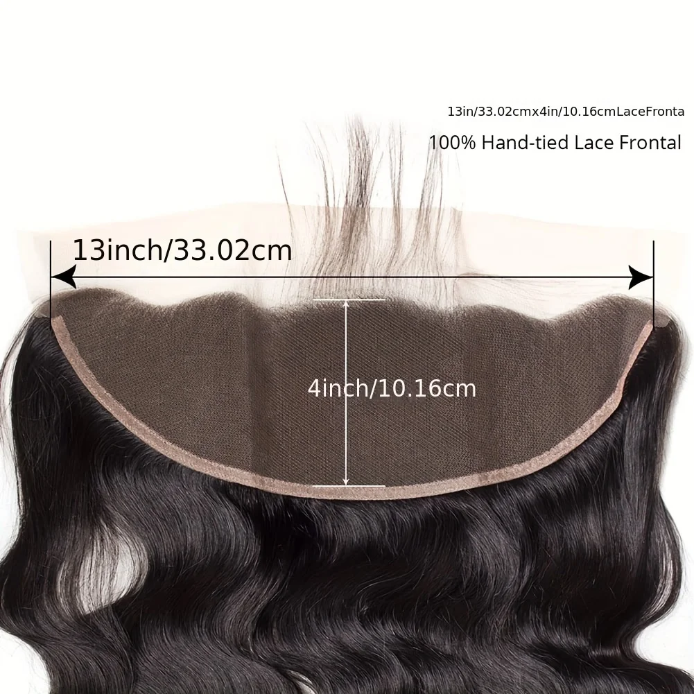 Human Hair Lace Frontal Body Wave Lace Frontal Closure Transparent Lace Frontal Ear To Ear 13x4 Hd Human Hair Closures Pre Plucked With Baby Hair