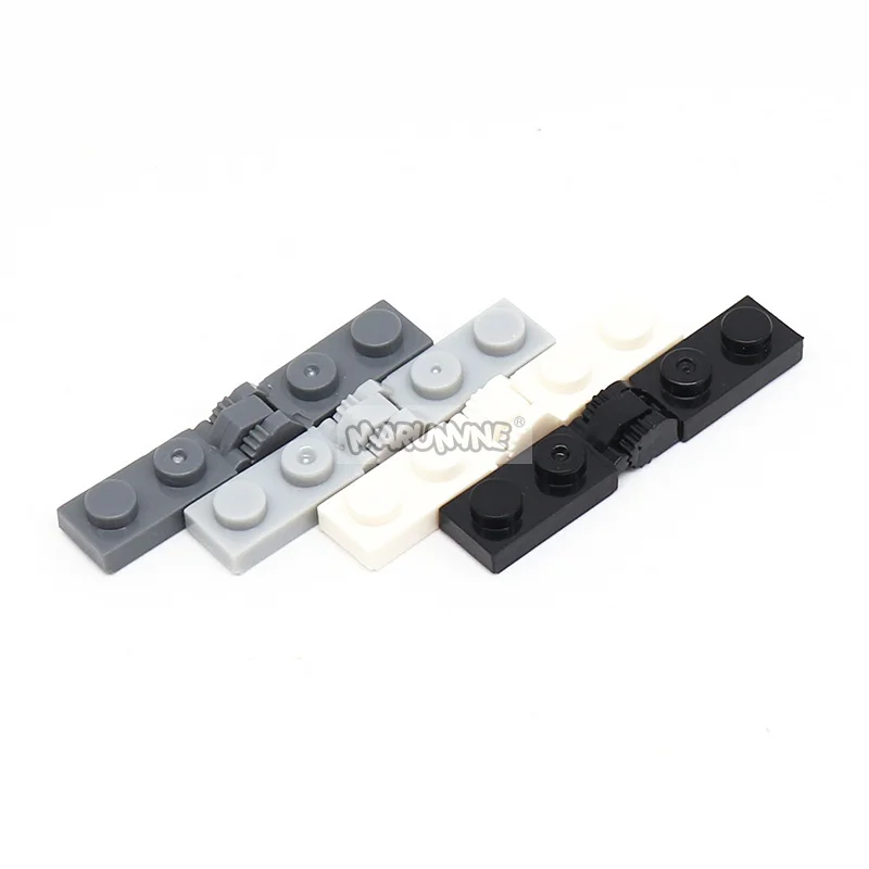 Marumine 60PCS 힌지 보드 MOC 블록 회전 기본 벽돌 플레이트 호환 2429 2430 44301 44302 60478 63868 48336 60470 6134