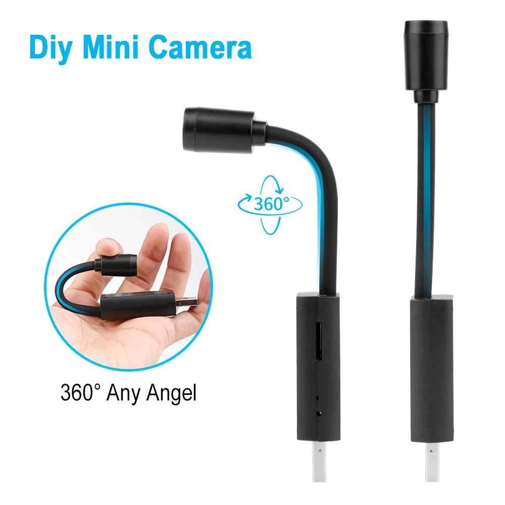 Mini telecamera HD 1080P WiFi Videocamera Modulo wireless portatile Videoregistratore Rilevazione movimento Telecamera di sorveglianza Visualizzazione remota USB - immagine 5