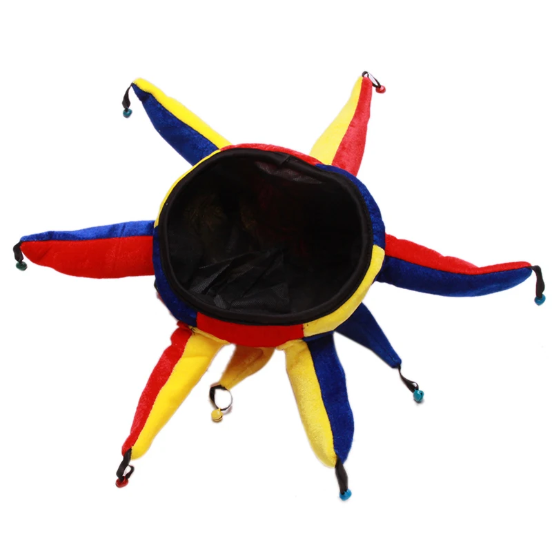 Halloween Party Clown Hat Small Bell Carnival Costume Ball Hats Unisex Cap Football Game