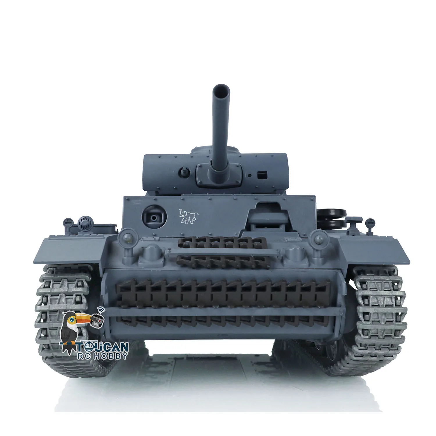 1/16 HENG LONG 3848 7.0 커스텀 팬저 III L RTR RC 탱크 (남아용) 금속 트랙 휠 제어 팬저 장난감 TH17345-SMT4