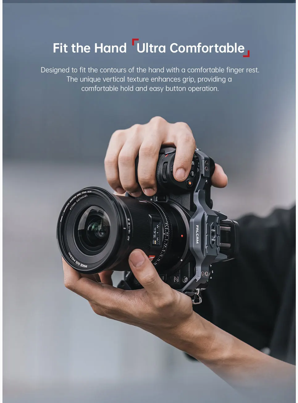 Camera Cage Kit for Nikon Z6iii Suitable for F22&F38&F50 Quick Release System