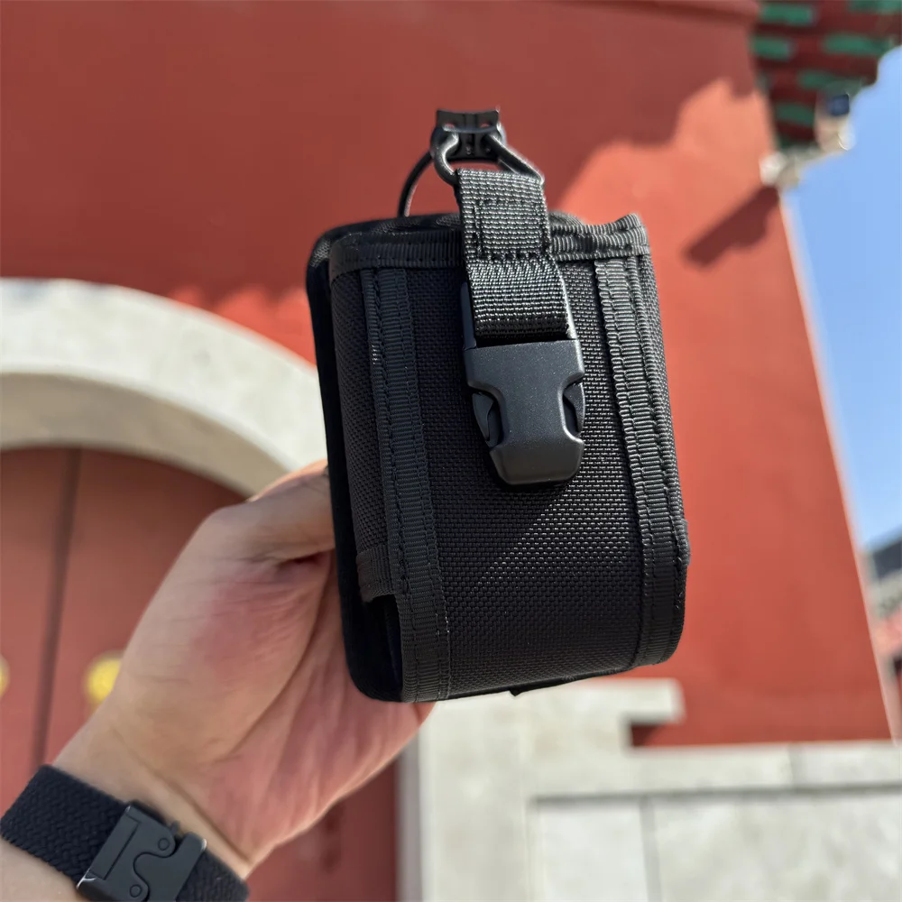 Jagd Taktische Molle Gürtel System Quick Release Walkie-Talkie Tasche 360-Grad-Drehung Modulare Radio Tasche – Detail 5