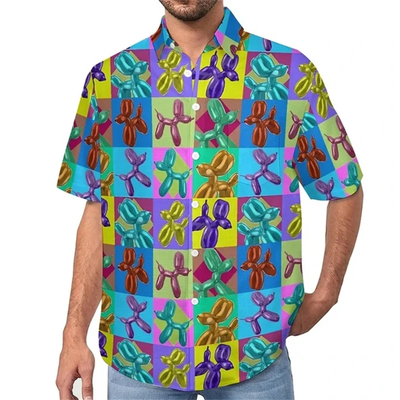 Рисунок 4 - Рубашка мужская с принтом воздушных шаров