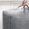 1pc Extra Large Waterproof Moving Luggage Bags Laundry Shopping Bag Non-woven Fabric Cubes 70*50*30cm Home Storage Packing Tool 4
