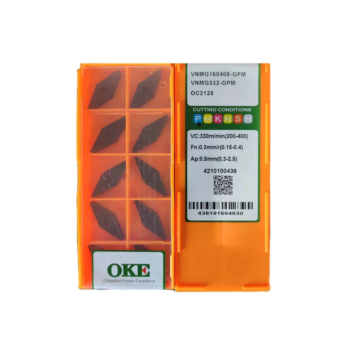 

OKE 100% Original VNMG VNMG1604 VNMG160404 VNMG160408 VNMG160412 -OPM OC2115 OC2125 Turning Insert