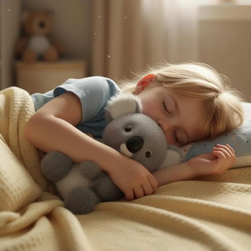 Plush Cartoon Imitate Natural Movements Realistic Emotional Warm Hug Child Koala Stuffed Birthday Gift Figurines Miniatures