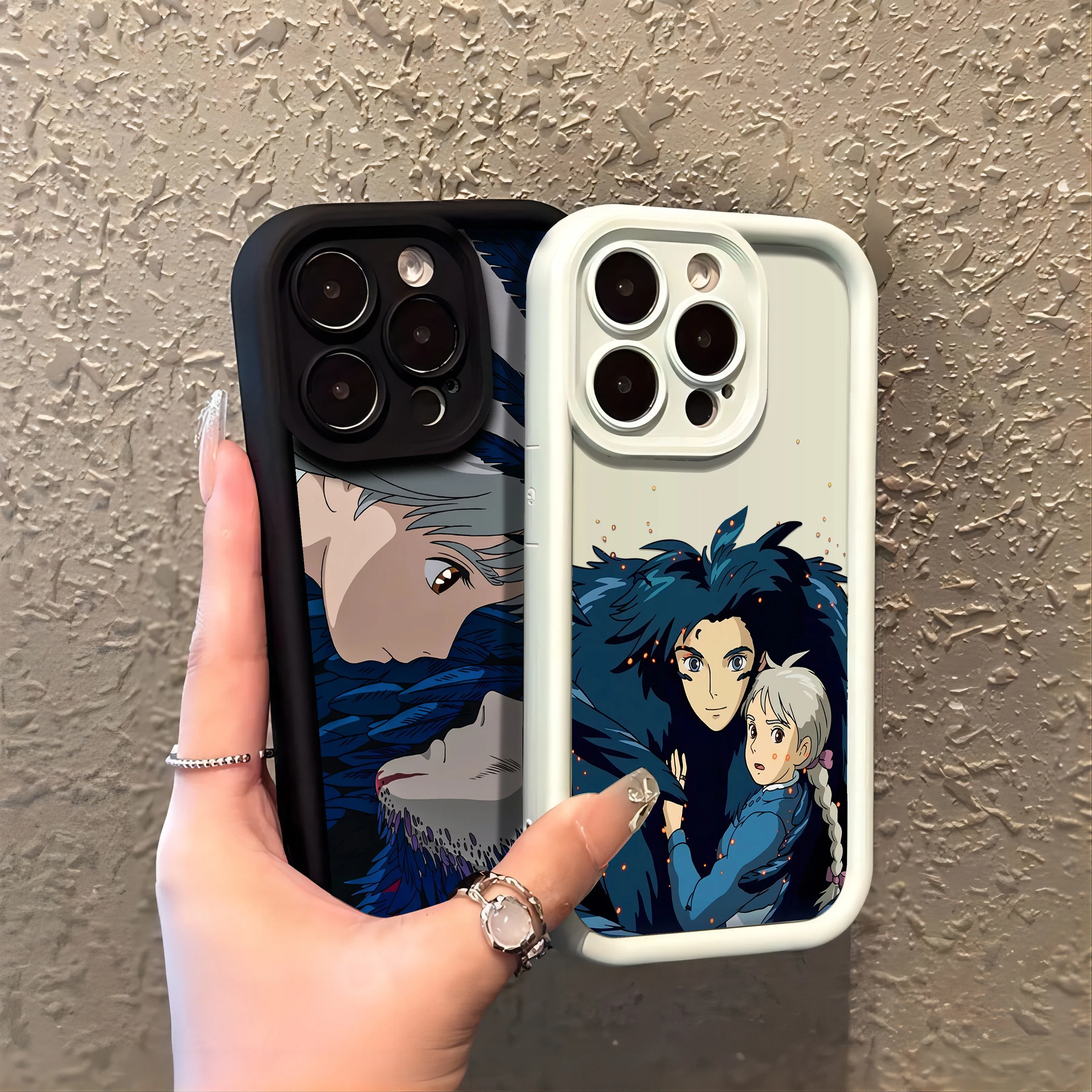 Dynamic TPU Soft Phone Case with Howl's Design